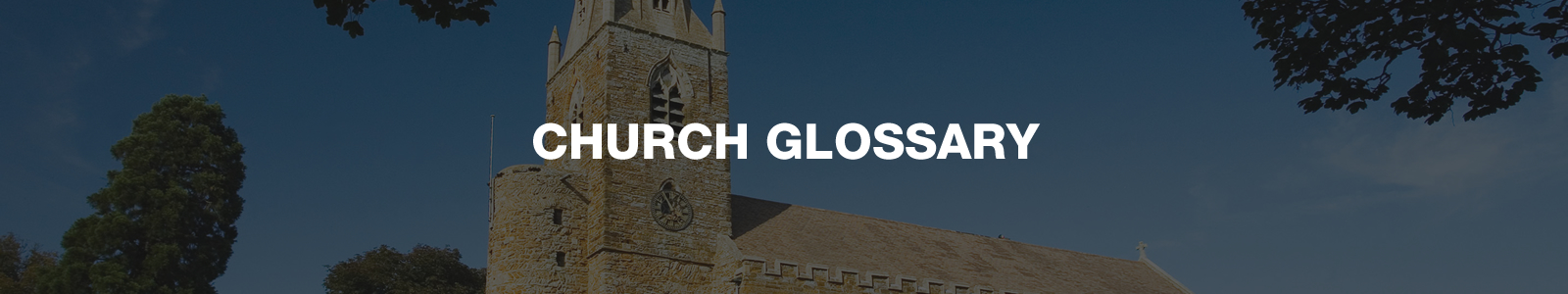 church glossary